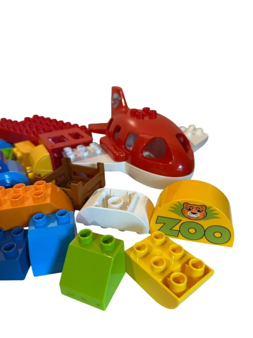 LEGO Duplo Bulk Lot Special Pieces Parts People Tree Top Hammock Cars Steak Etc.